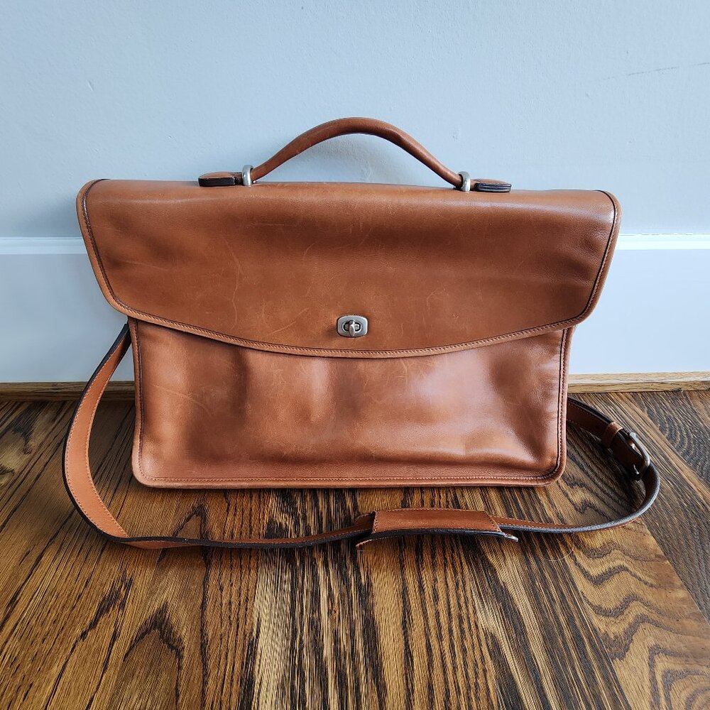 Vintage Coach Leather briefcase